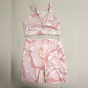 Fabletics matching workout set